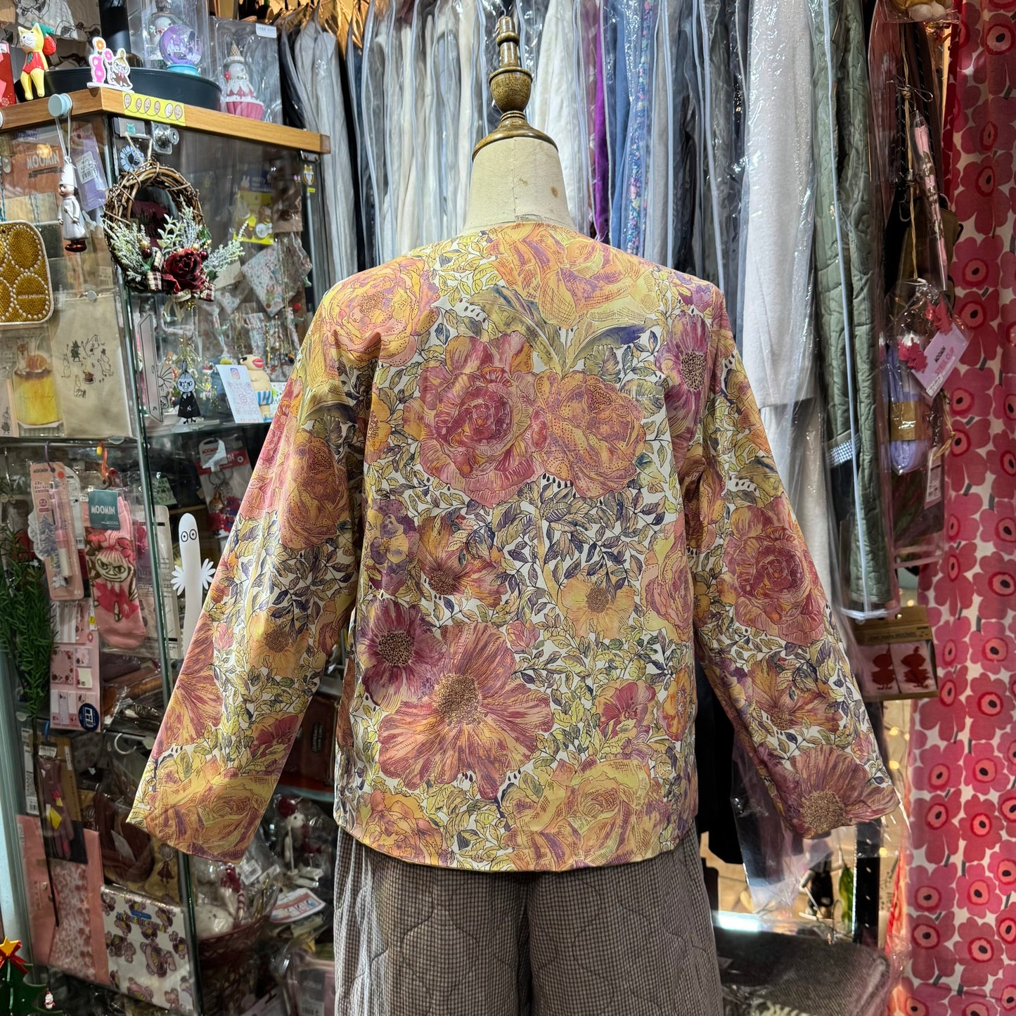 Sale- Vent d Ouest X Liberty London 2Way Beige Jacket, made in Japan