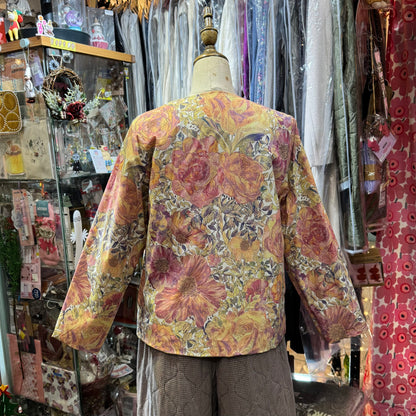 Sale- Vent d Ouest X Liberty London 2Way Beige Jacket, made in Japan
