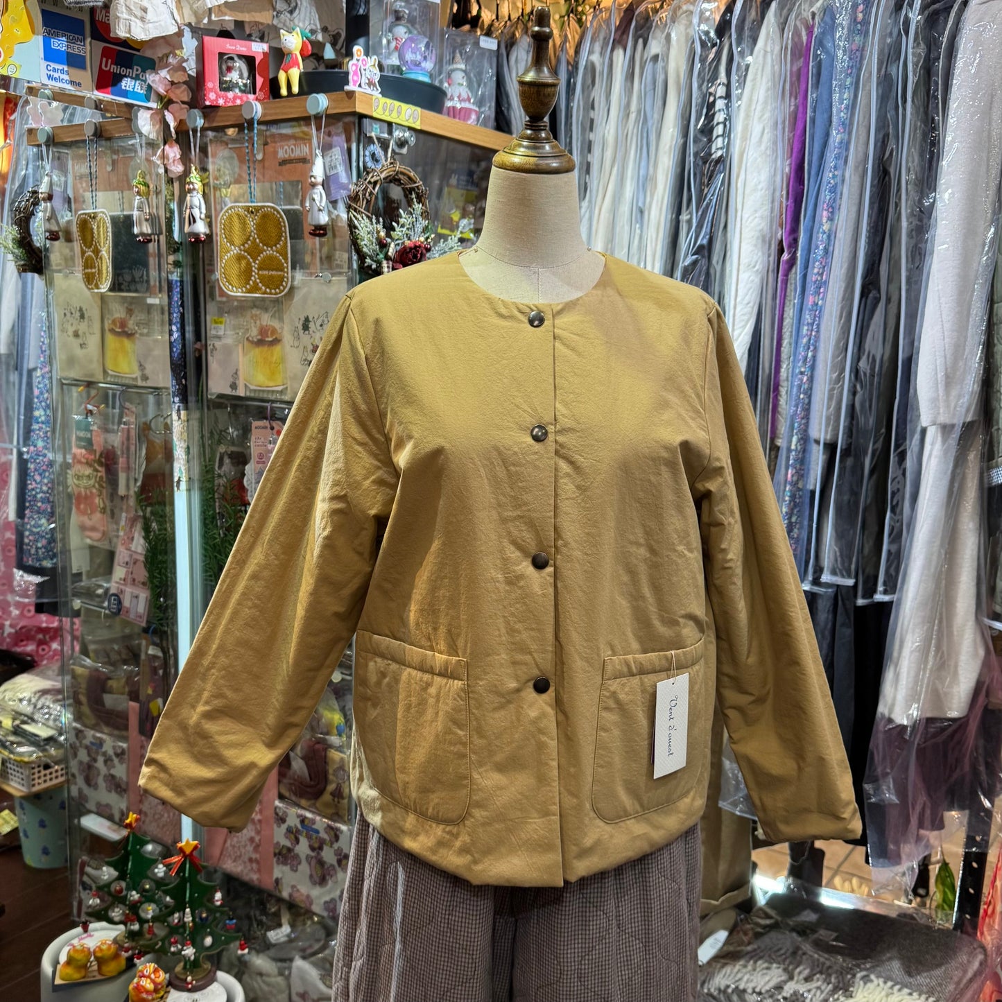 Sale- Vent d Ouest X Liberty London 2Way Beige Jacket, made in Japan