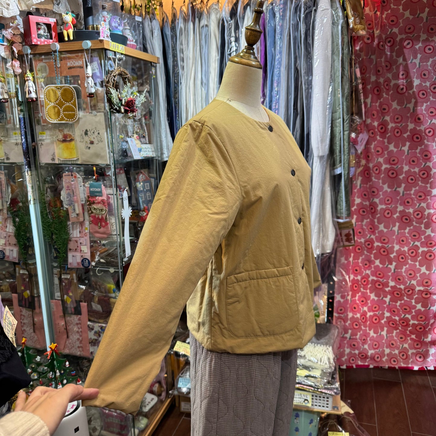 Sale- Vent d Ouest X Liberty London 2Way Beige Jacket, made in Japan