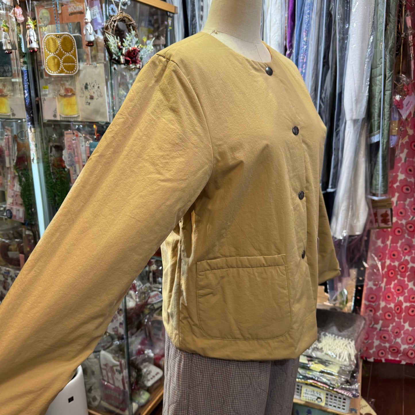 Sale- Vent d Ouest X Liberty London 2Way Beige Jacket, made in Japan