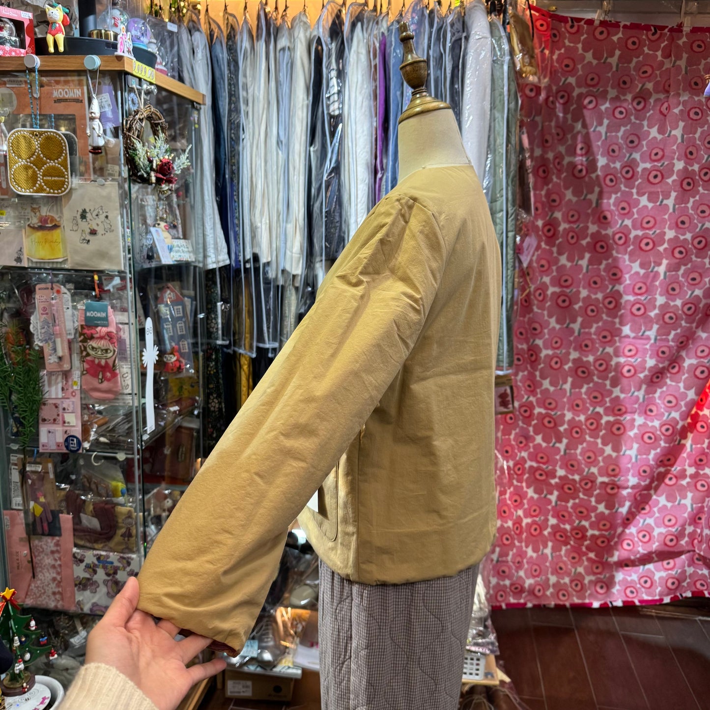 Sale- Vent d Ouest X Liberty London 2Way Beige Jacket, made in Japan