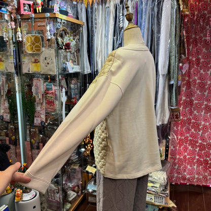 EXTRA30- Nachukara Ivory Dots Sweater, made in Japan