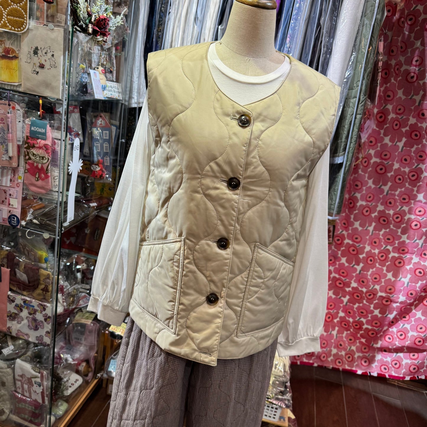 London Tradition Beige Quilted Best Jacket, made in UK