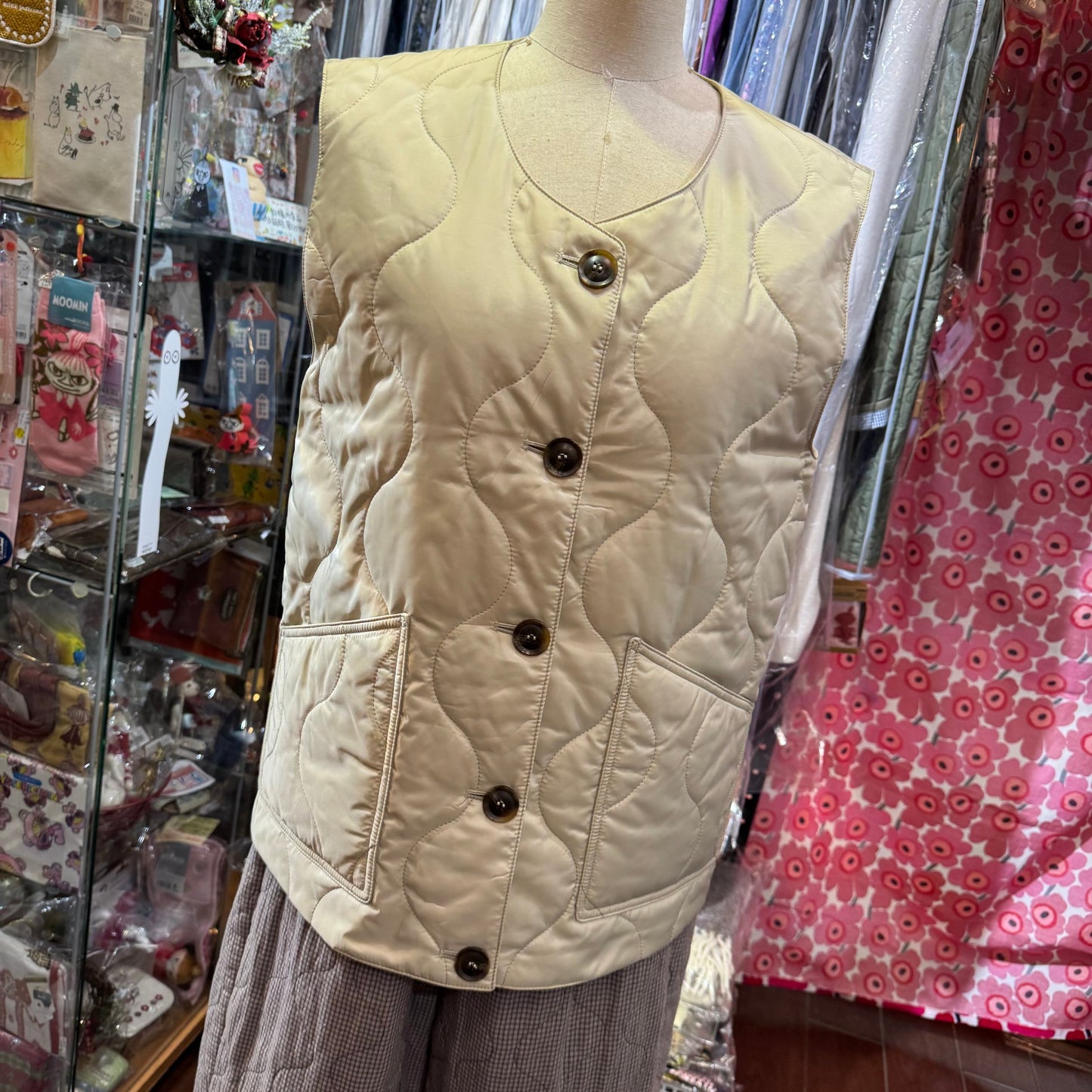 London Tradition Beige Quilted Best Jacket, made in UK