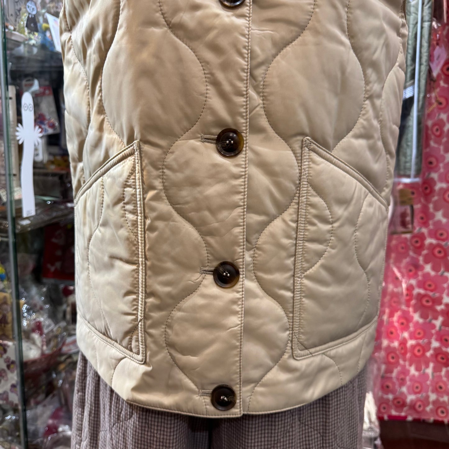 London Tradition Beige Quilted Best Jacket, made in UK