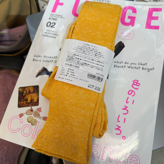 En Lille Mango Linen Long Socks, made in Japan