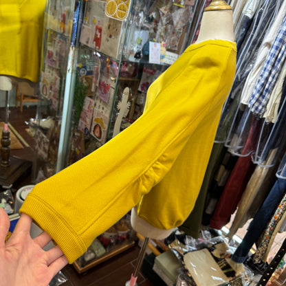 Estroislose Mustard Sweatshirt, made in Japan