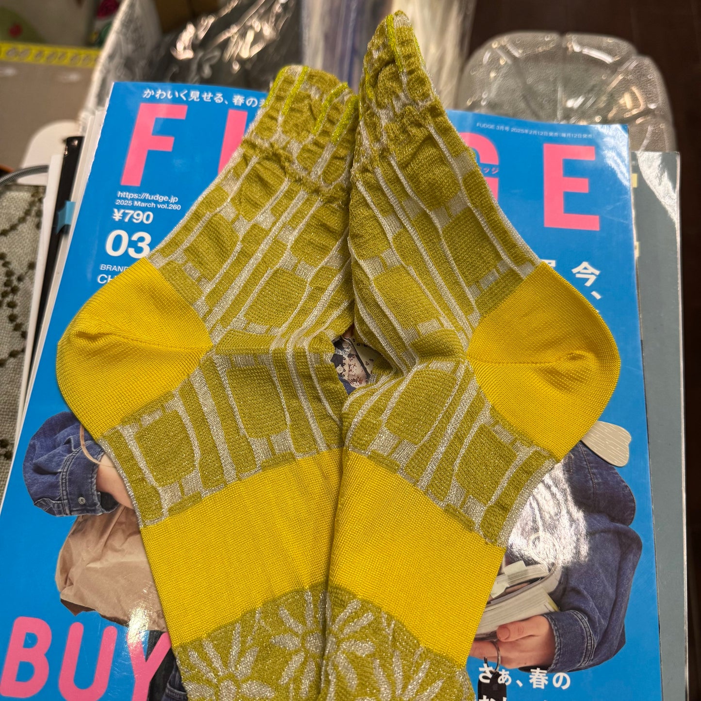 Nonnette Floral Socks, 3 Colors, made in Japan