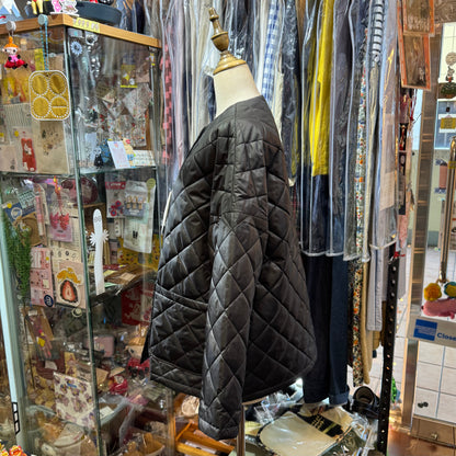 Vent d Ouest X Liberty London SOLOTEX X Aerocapsule Black Quilted Jacket, made in Japan
