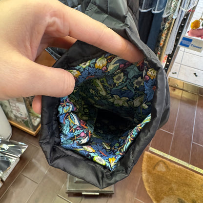 Vent d Ouest X Liberty London SOLOTEX X Aerocapsule Black Quilted Jacket, made in Japan