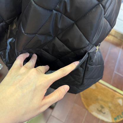 Vent d Ouest X Liberty London SOLOTEX X Aerocapsule Black Quilted Jacket, made in Japan