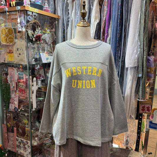 Sale- Diaries Western Union Sweater, 2 Colors, made in Japan