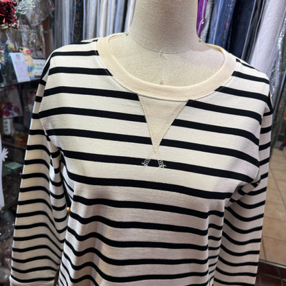 Sale- Laiterie Striped Sweater, made in Japan