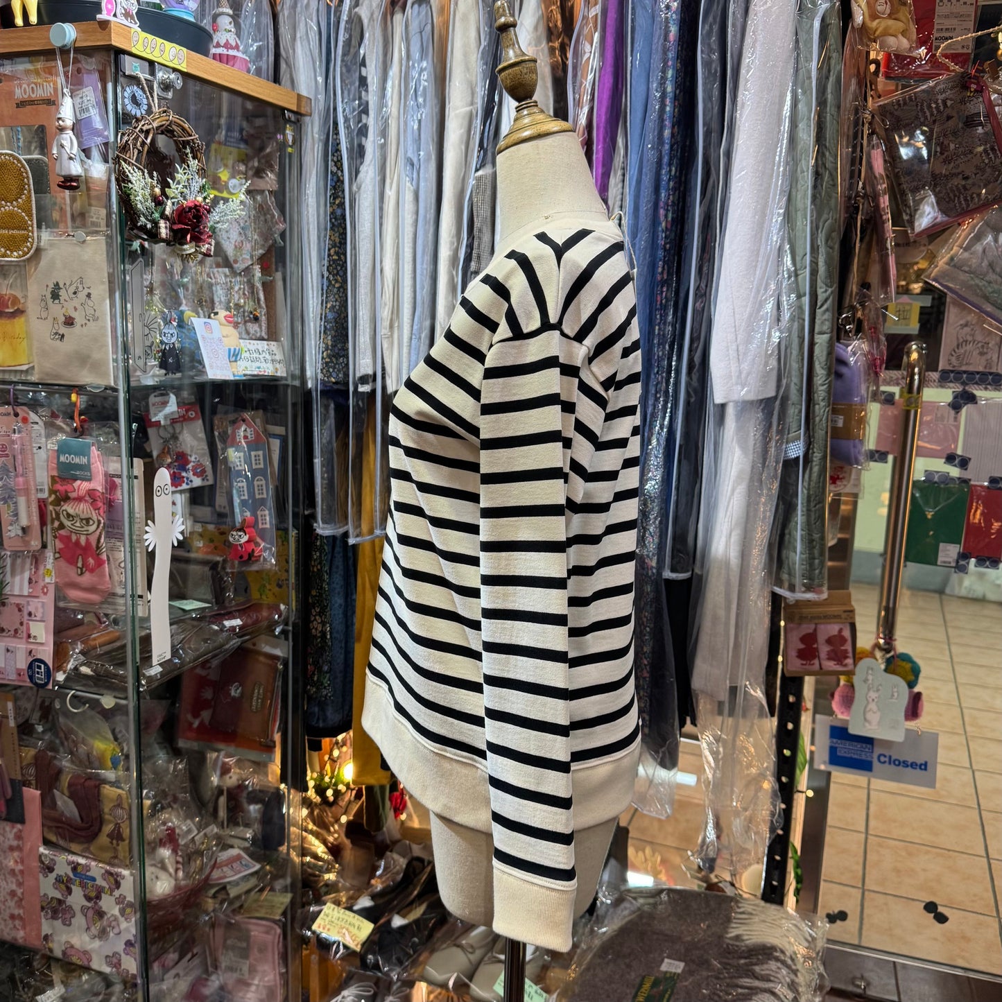 Sale- Laiterie Striped Sweater, made in Japan
