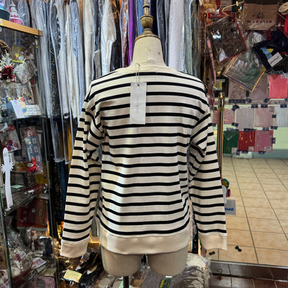 Sale- Laiterie Striped Sweater, made in Japan