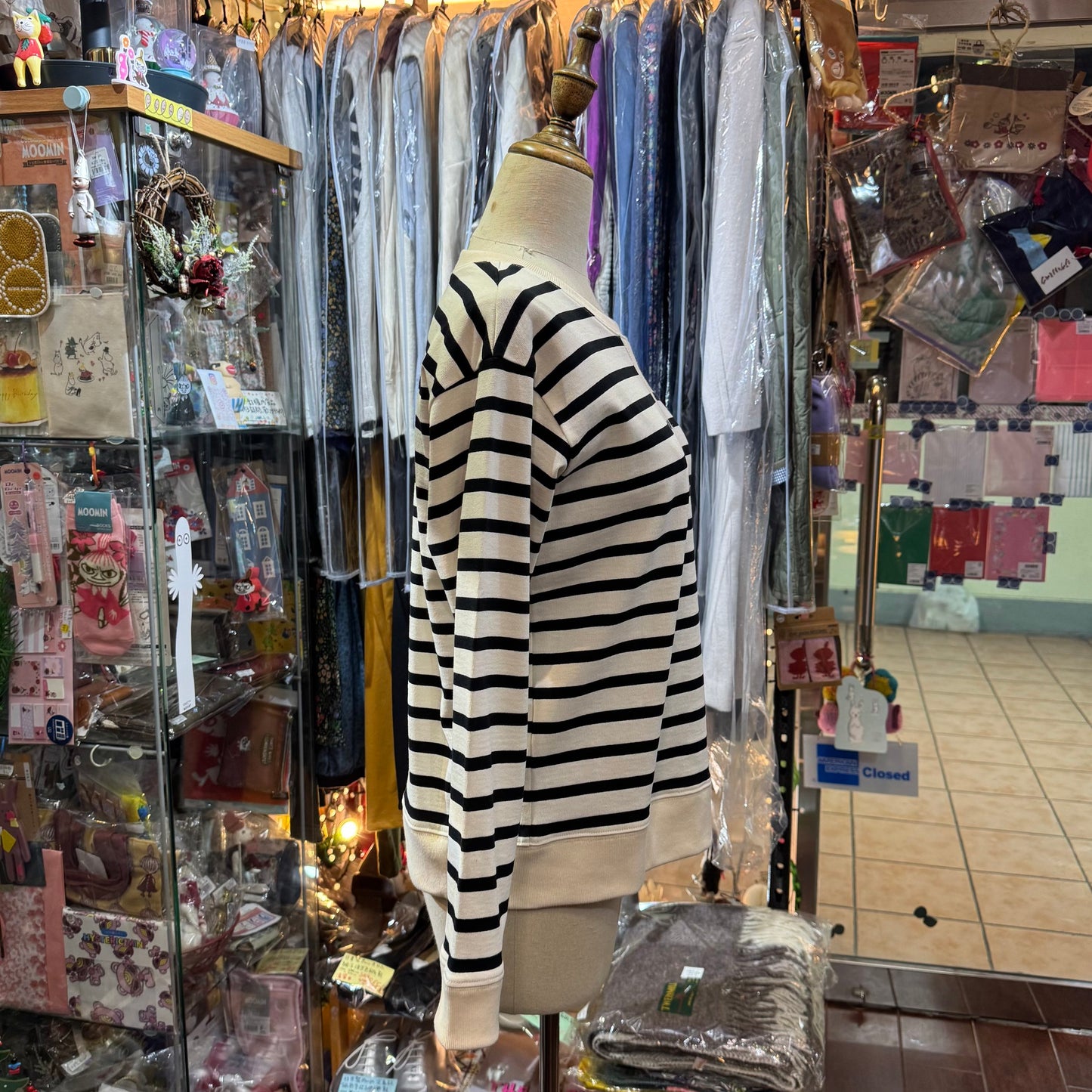 Sale- Laiterie Striped Sweater, made in Japan