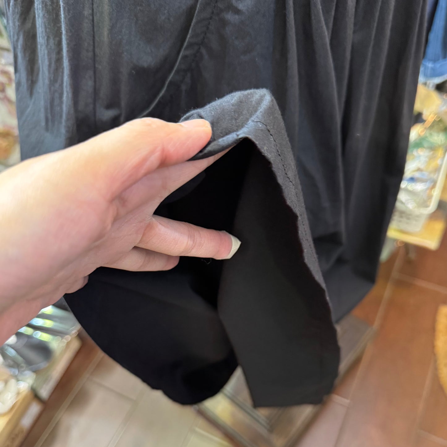 Vent d Ouest Black Skirt, made in Japan