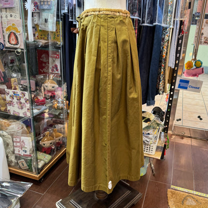 VM Beige Tuck Skirt, made in Japan