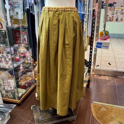 VM Beige Tuck Skirt, made in Japan