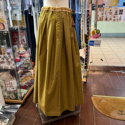 VM Beige Tuck Skirt, made in Japan