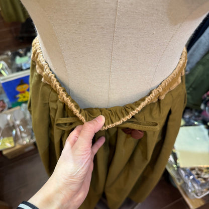 VM Beige Tuck Skirt, made in Japan