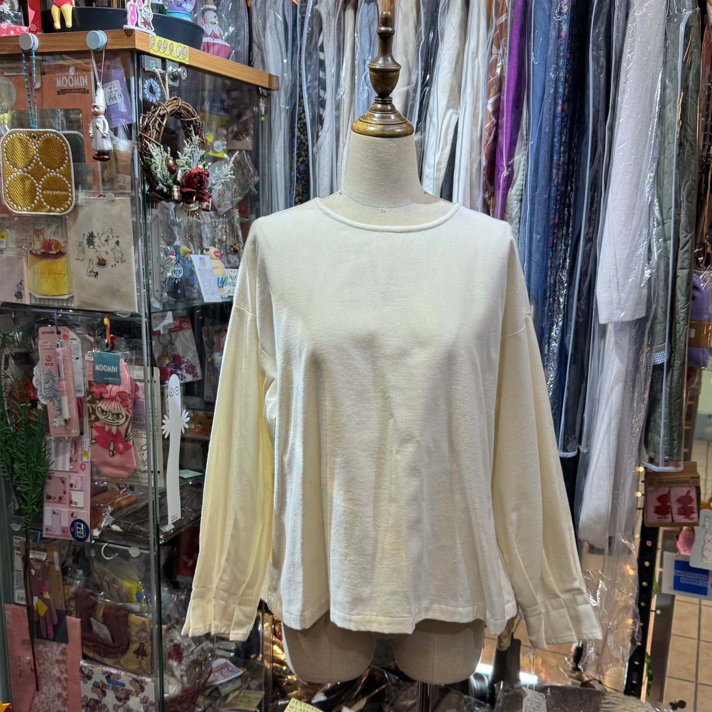 Sale- Ina Ivory Top, made in Japan