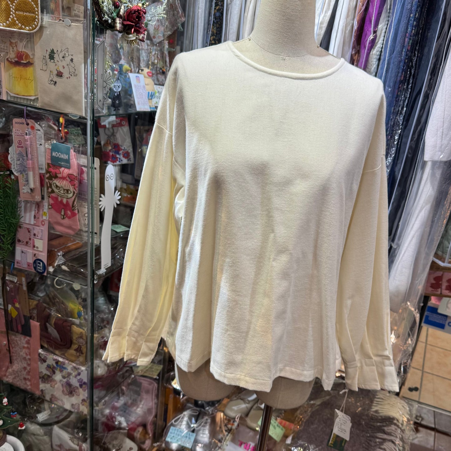 Sale- Ina Ivory Top, made in Japan