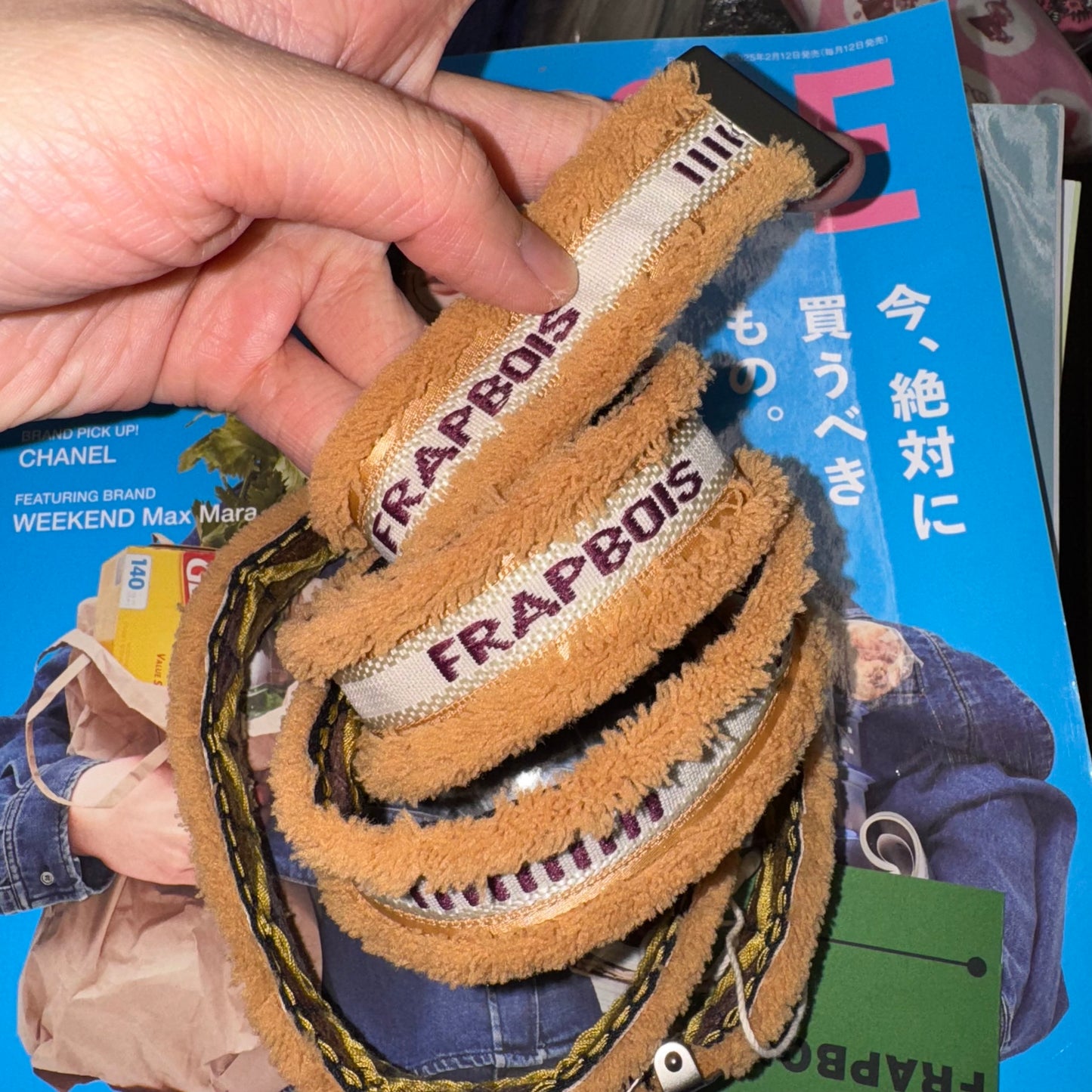 Sale- Frapbois Embroidery Belt, made in Japan