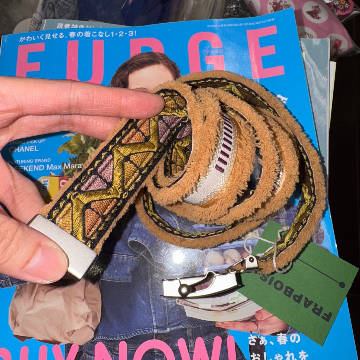 Sale- Frapbois Embroidery Belt, made in Japan