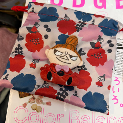 Little My  Pink Drawstring Bag