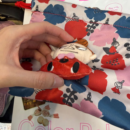 Little My  Pink Drawstring Bag