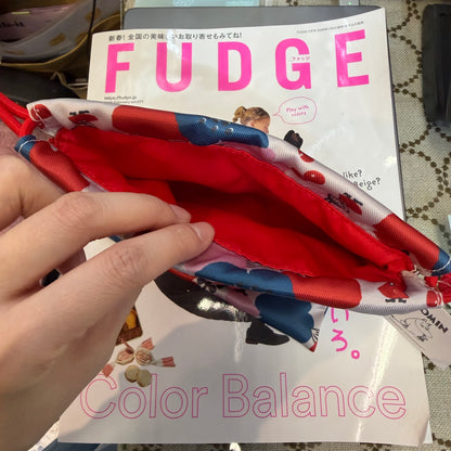 Little My  Pink Drawstring Bag