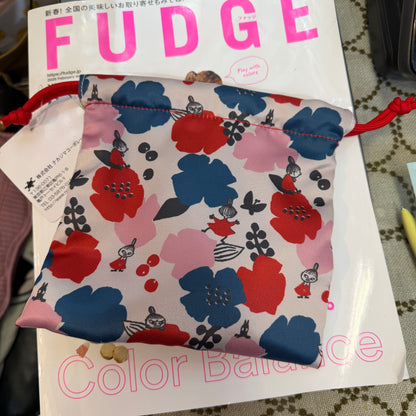 Little My  Pink Drawstring Bag