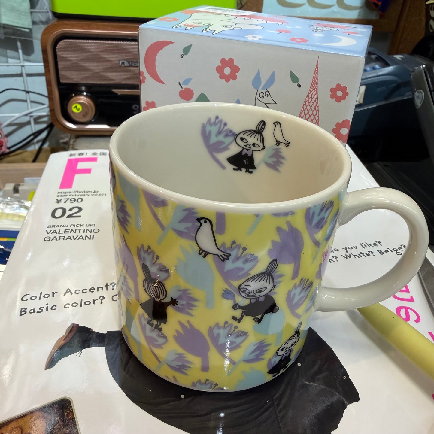 Little My and Birds Mugs, 2026 Fair , 2 Pattern, made in Japan