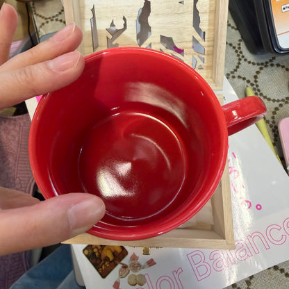 Little My Red Mug with Wood Box, made in Japan