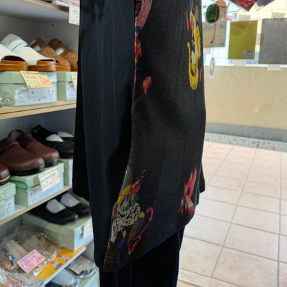 Stof Pedestrian Black Long T-shirt, made in Japan