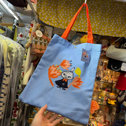 Little My Blue Embroidered Tote Bag