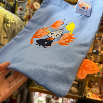 Little My Blue Embroidered Tote Bag
