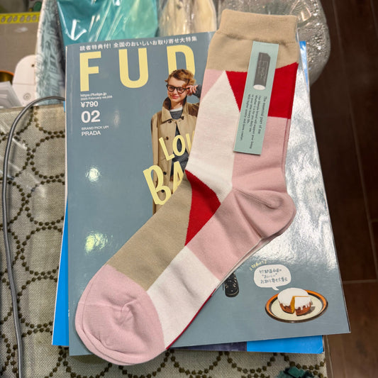 from F Pink Socks, made in Japan