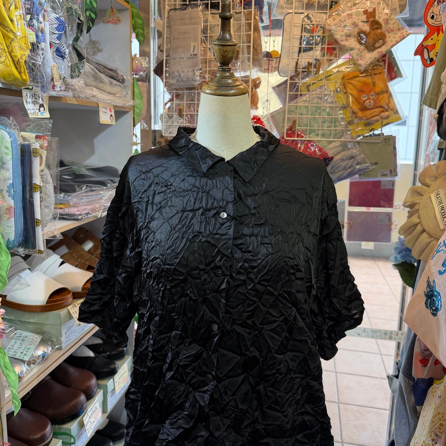 Mizuiro Ind Black Shirt, made in Japan