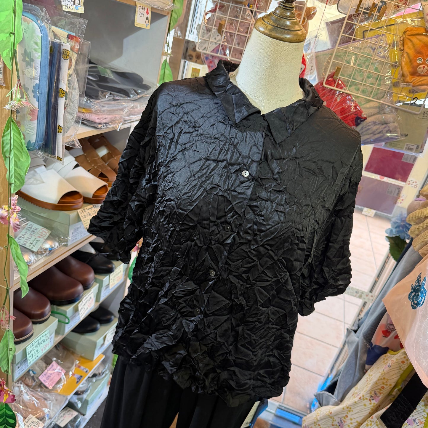 Mizuiro Ind Black Shirt, made in Japan
