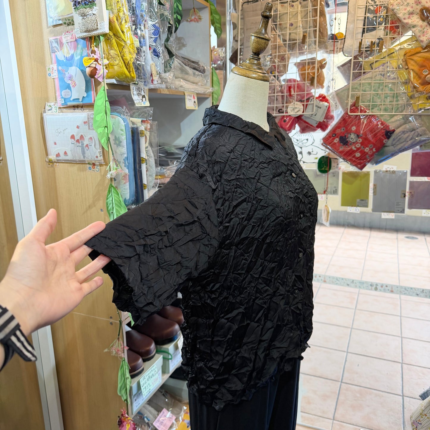 Mizuiro Ind Black Shirt, made in Japan