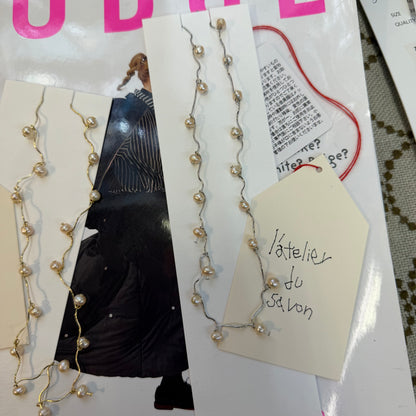 Latelier du savon Gold Freshwater Pearl Necklace, made in Japan
