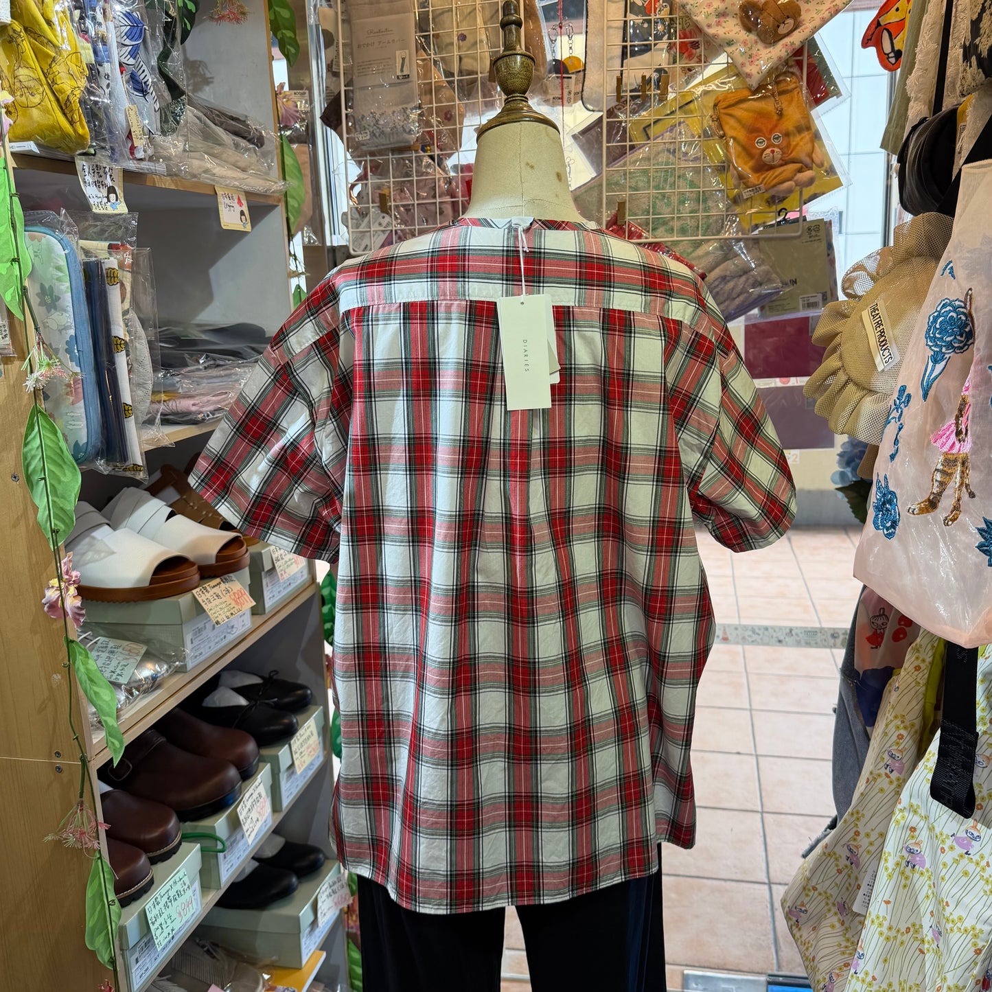 Diaries Checked Shirt, 2 Colors, made in Japan