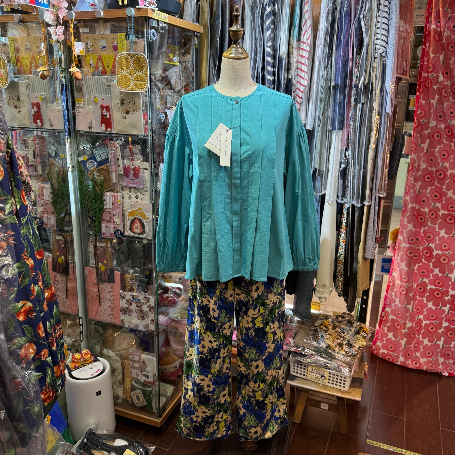 Hands of Creation Tiffany Blue 2Way Shirt, made in Japan