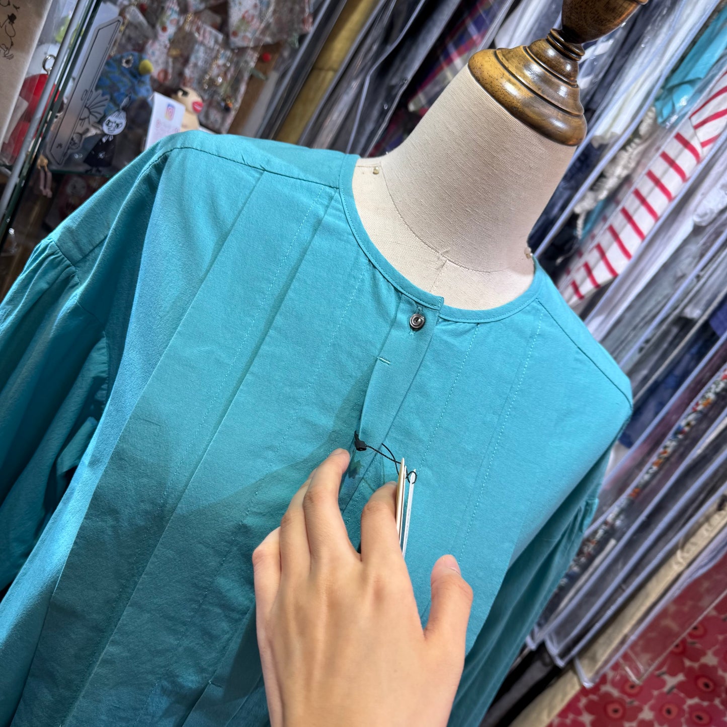 Hands of Creation Tiffany Blue 2Way Shirt, made in Japan