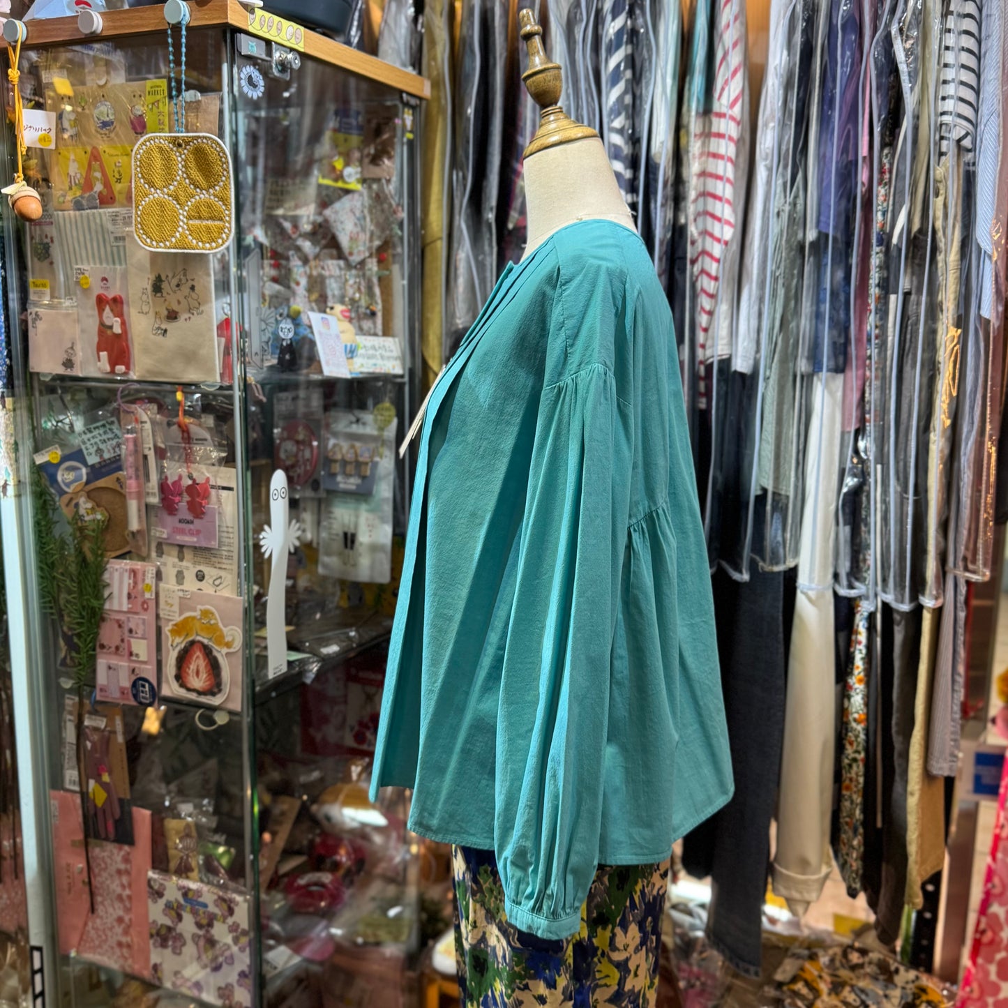 Hands of Creation Tiffany Blue 2Way Shirt, made in Japan