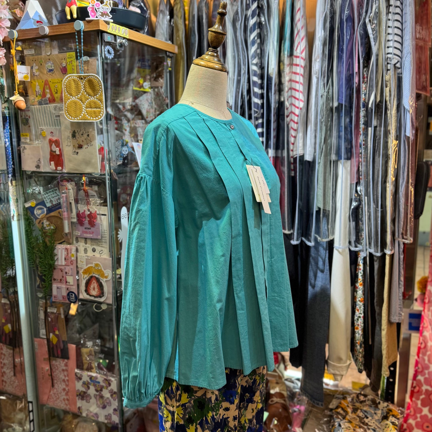 Hands of Creation Tiffany Blue 2Way Shirt, made in Japan