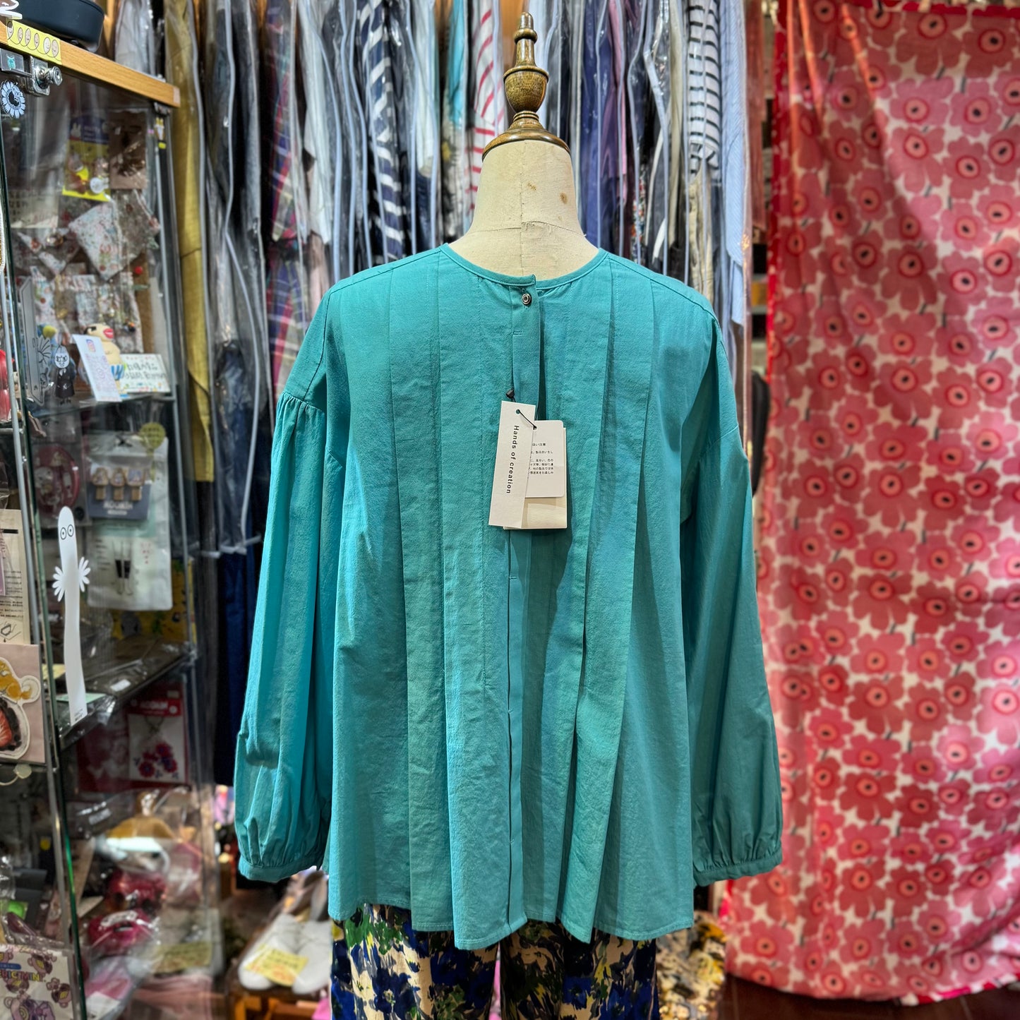 Hands of Creation Tiffany Blue 2Way Shirt, made in Japan